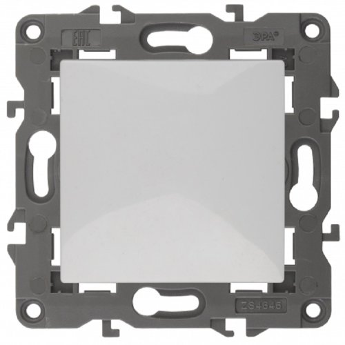 Выключатель без рамки Эра Elegance 1-кл. белый картинка